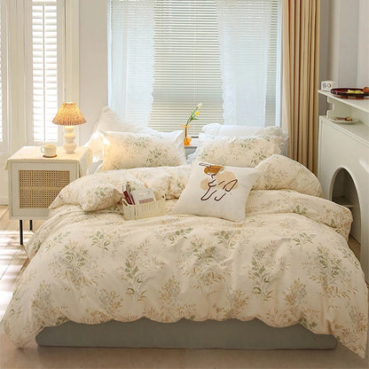 3pcs Printed Soft Cotton Quilt Cover for Single And Double Bed childrensterritory