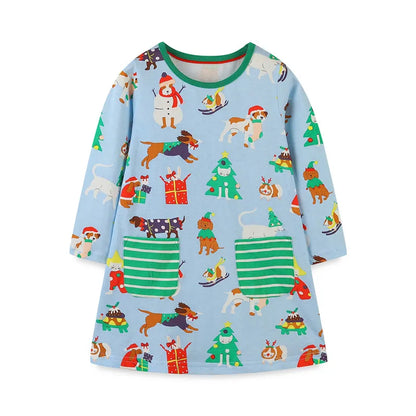 Kids Girls Christmas &amp; New Years Party Frocks childrensterritory