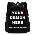 Personalized Large Capacity Kids School Bags with Your Photos Logo