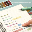 800Pcs Transparent Label Stickers for Page Marking childrensterritory