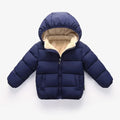 Kids' Solid-Colour Long-Sleeved Winter Jackets childrensterritory