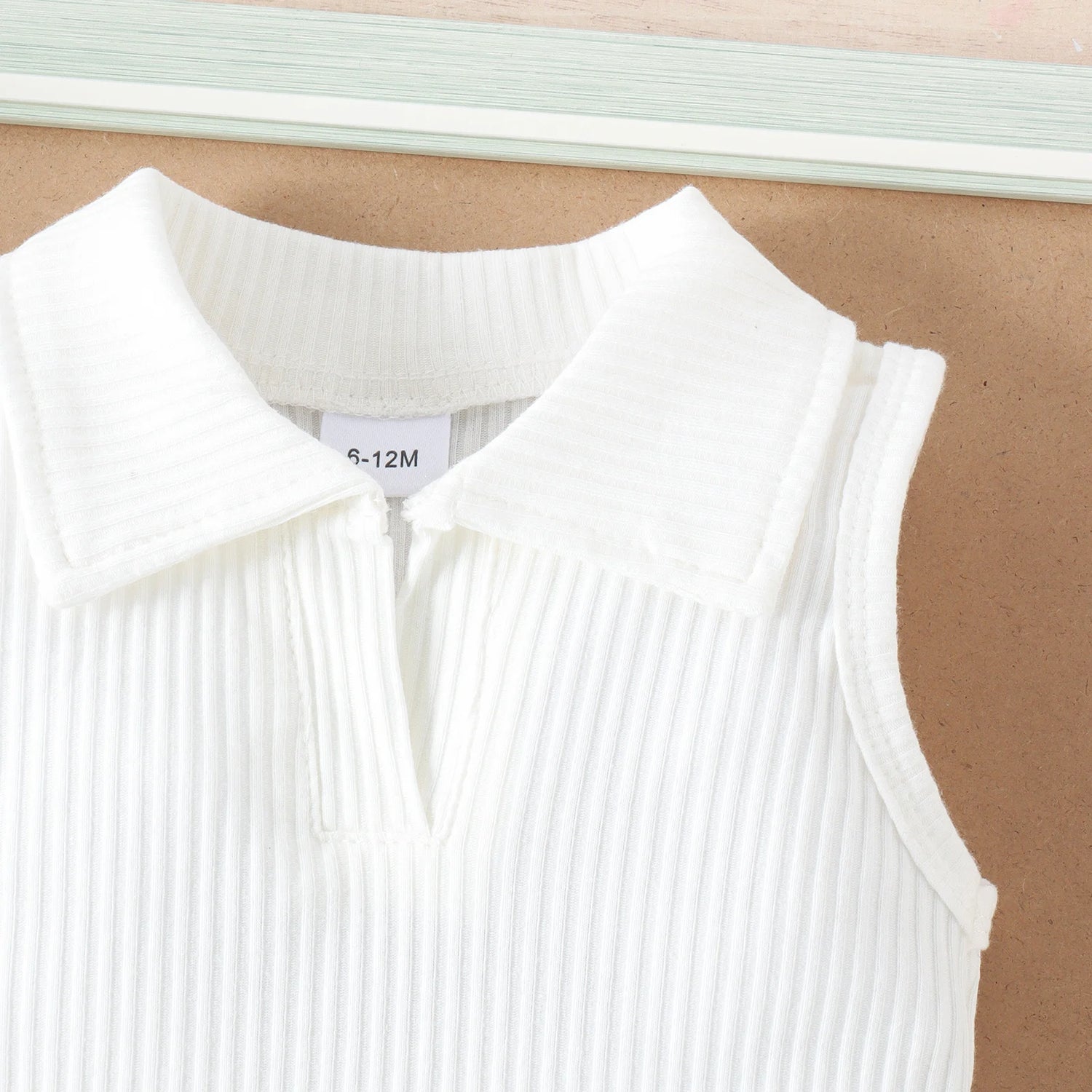 Baby Girls Multi-Color Pit Strip Lapel Vest Top with Pleated Skirt childrensterritory