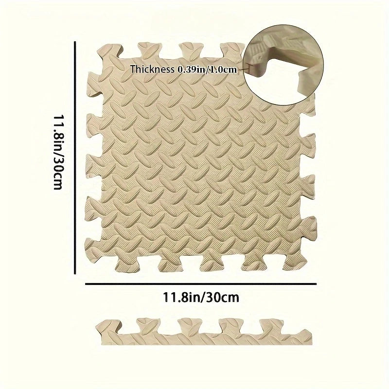 30*30cm Non-Slip Thick Sports Gym Mat/Floor Mats childrensterritory