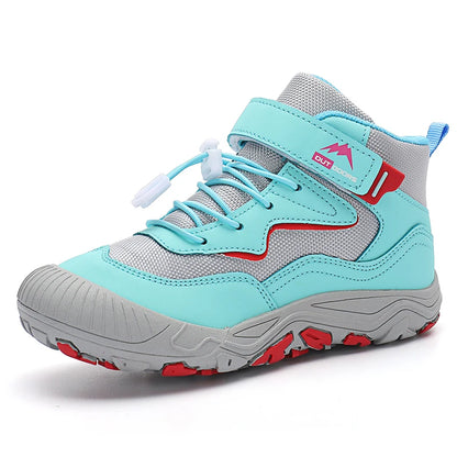 Kids New Designer Velcro High Top Climbing Shoes
