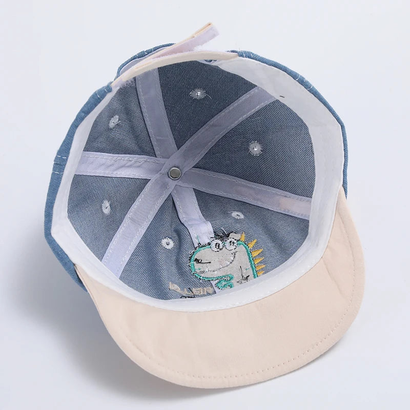 Dinosaurs Embroidered Adjustable Children 's Sports Caps