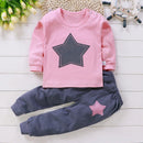 Girls' Cartoon Design Long Sleeves Winter Clothing Set childrensterritory