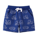 Cartoon Print Summer Drawstring Shorts For Boys Girls childrensterritory