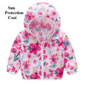 Toddler Girl Boy Hooded Sunscreen Outwear/Jacket childrensterritory