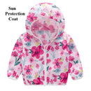 Toddler Girl Boy Hooded Sunscreen Outwear/Jacket childrensterritory