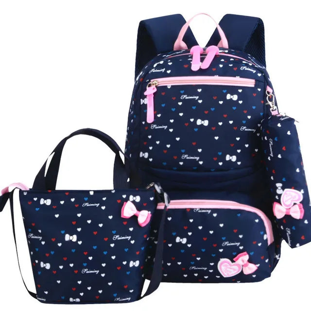 3pcs/set Lovely Print Fashion Backpacks for Children childrensterritory
