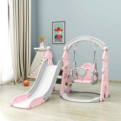 Baby/Kid Plastic Slide And Swing Indoor/Outdoor Toys childrensterritory