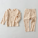Toddler Girl Boys Long Sleeve Printed Sleepwear Sets childrensterritory