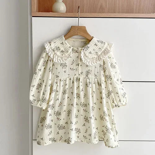 Baby Kids Long Sleeves Lace Design Christmas Party Costumes