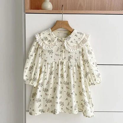 Baby Kids Long Sleeves Lace Design Christmas Party Costumes childrensterritory