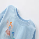 Little Girls Cartoon Animal Print Autumn Clothing Sets childrensterritory