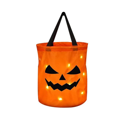 LED Light Halloween Trick or Treat Bucket Gift Basket childrensterritory