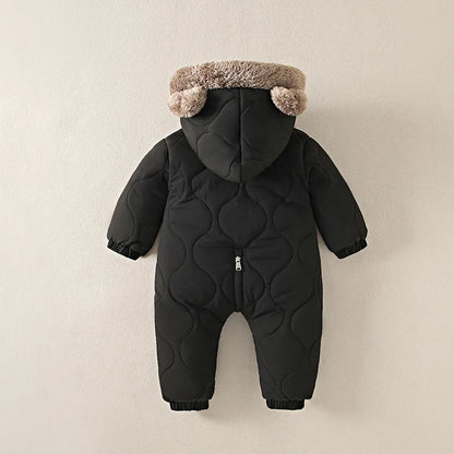 Baby Kids Long-Sleeved Casual Winter Jumpsuits