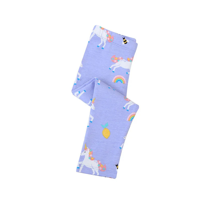 Unicorns Design Full-Length Leggings for Girls childrensterritory