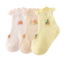 3Pair/lot New Thin Casual Baby/Toddler Summer Socks childrensterritory