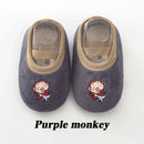Cartoon Design Floor Shoes with Rubber Sole for Baby childrensterritory