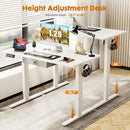 Adjustable Electric Standing Desk with Storage
