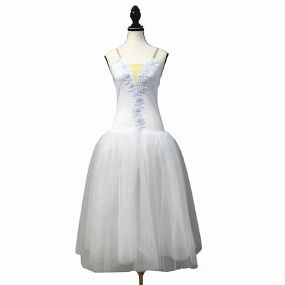 Professional Long White Ballet Tutu Costumes for Kids childrensterritory
