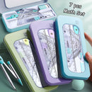 7 Pcs/set Multi-Functional Mathematical Rulers Set childrensterritory