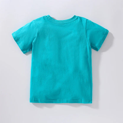 Universe Astronaut Planet Print Summer Boys T-Shirt childrensterritory