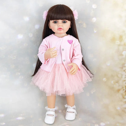 Soft Silicone Lifelike Girl Doll Birthday Gift childrensterritory