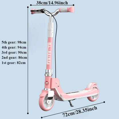 Kids Folding Kick Scooter with Dual Braking System childrensterritory