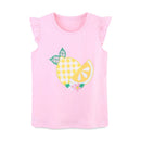 Sleeveless Lemon Print Casual Summer Clothing Set For Girls childrensterritory