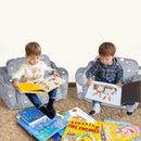 Kids' Foldable Sofa that Turns Into a Lounger with a Blanket