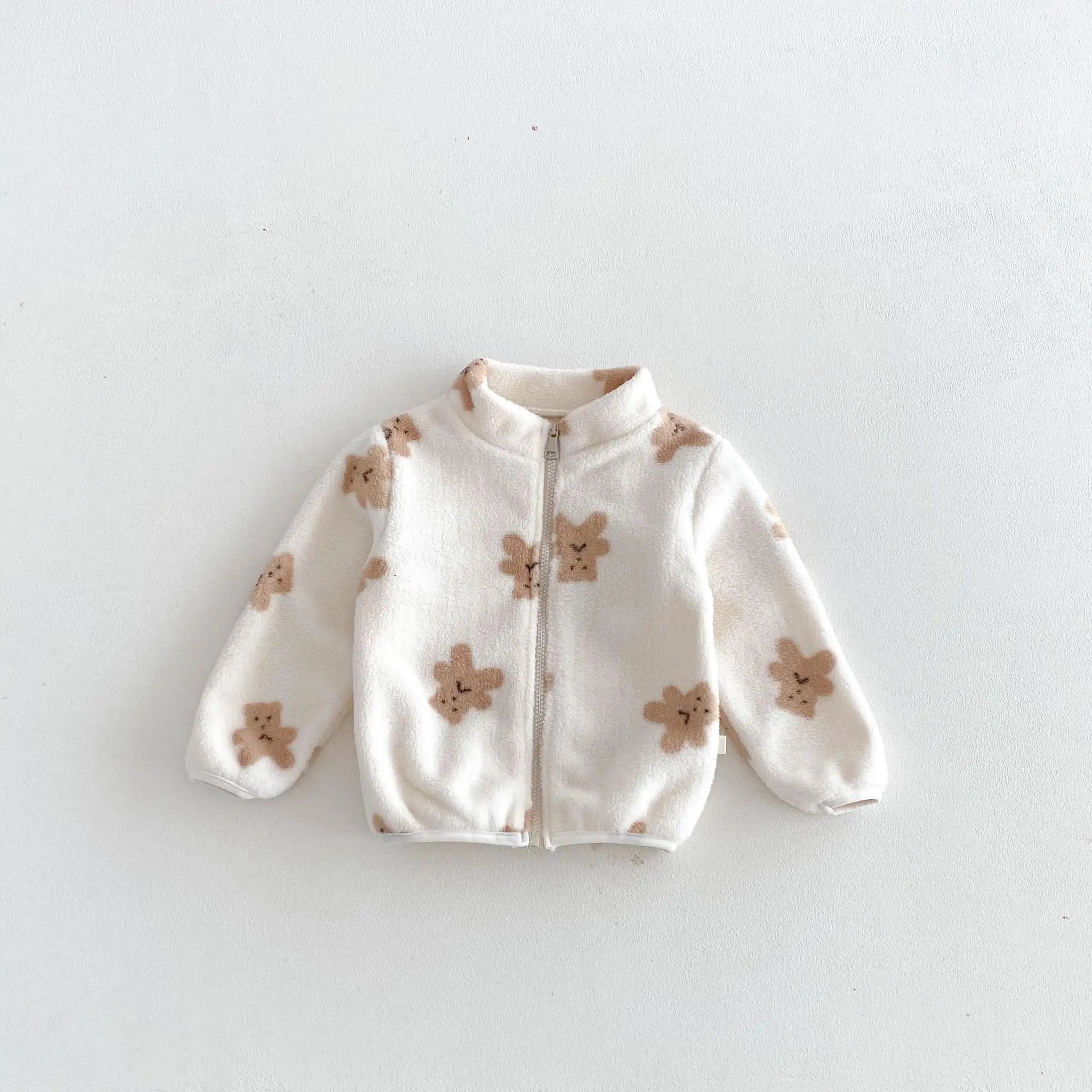 Kids' Cartoon Print Long Sleeves Warm Jacket