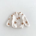Kids' Cartoon Print Long Sleeves Warm Jacket