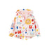 Kids Girl Flowers Cartoon Print Hooded Jackets Windbreaker childrensterritory
