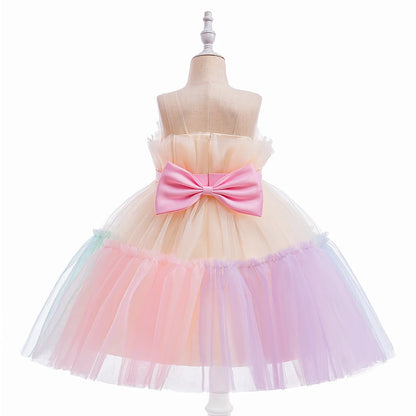 Baby Girls Tulle Wedding Bridesmaid Dresses