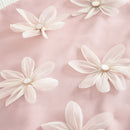 Girls Sleeveless 3D Flower Decoration Summer Dresses childrensterritory