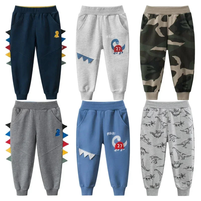 Kids Warm Elastic Waist Camouflage Sports Trousers childrensterritory