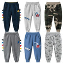 Kids Warm Elastic Waist Camouflage Sports Trousers childrensterritory
