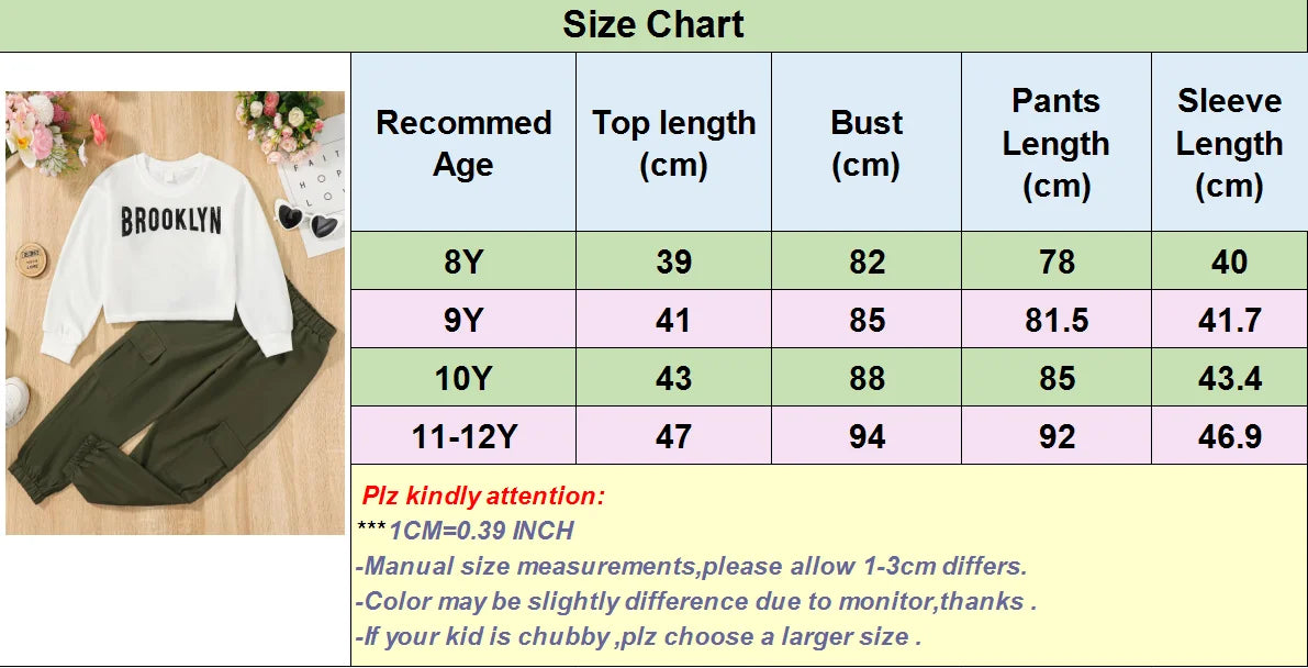 2PCS Boys &amp; Girls Letter Print Top And Pants Clothing Set childrensterritory