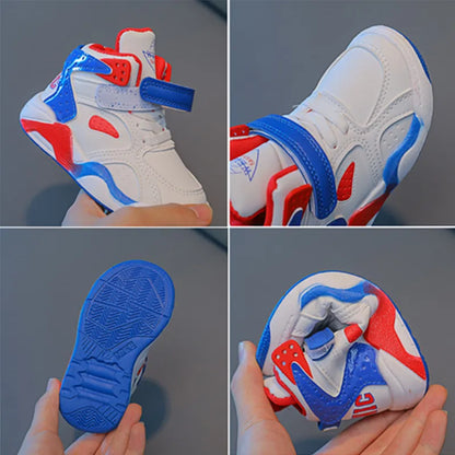 Kids Girls Boys Hig-top Breathable Basketball Sport Shoes childrensterritory