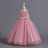 Teenage Girls Elegant Long Tulle Sequined Princess Party Dresses childrensterritory