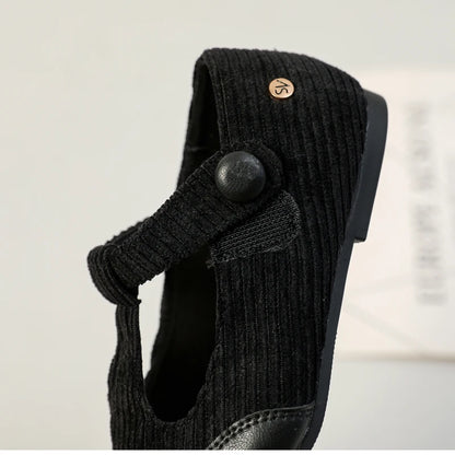 Little Boys and Girls Slip On Black Leather Shoes childrensterritory
