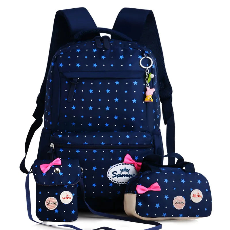 3pcs/set Lovely Print Fashion Backpacks for Children childrensterritory