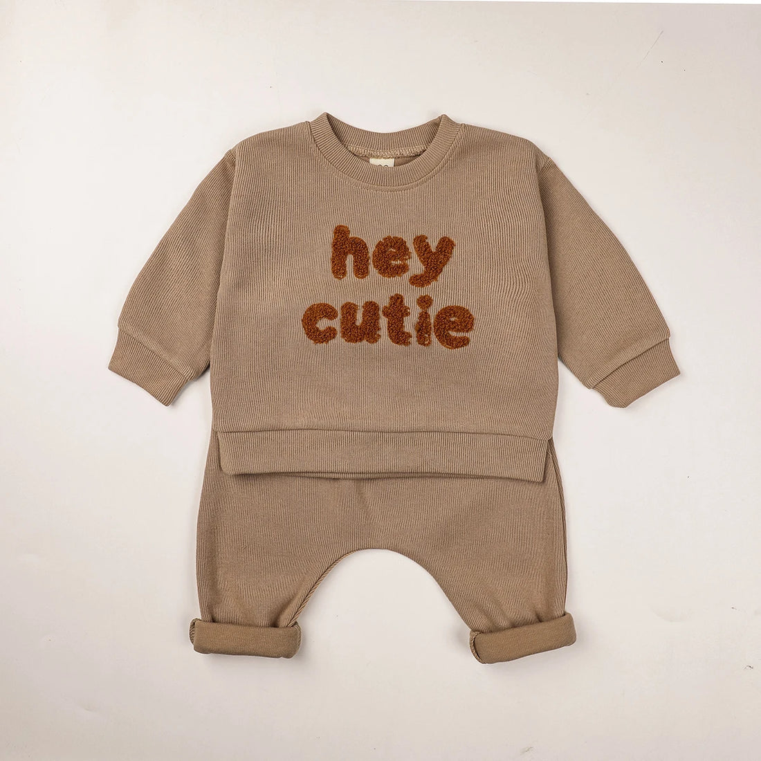 Baby Boy/Girl Casual Sweater + Loose Trouser 2pcs Set