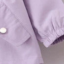 Girls' Long-Sleeved Rabbit Design Hooded Jacket childrensterritory