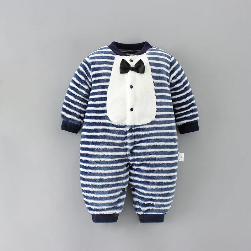 Baby Kids Cartoon Design Winter Bodysuits childrensterritory