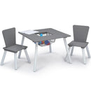 4-Piece Kids Playroom Table and Chair Set