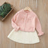 Girls’ Stylish Long-Sleeved Winter Outfit childrensterritory