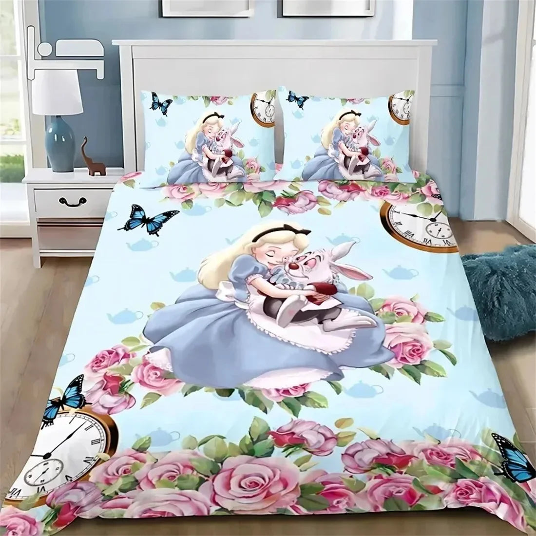 Kids Room Soft Cartoon Design Bedding Set